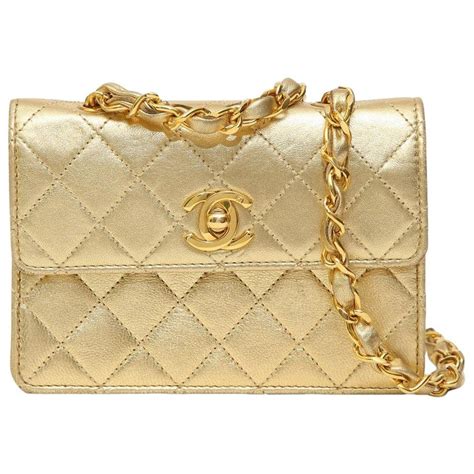 chanel golden bag|chanel bag with gold chain.